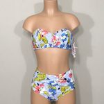Anne cole Studio high waisted bandeau bikini. NWT. XS Photo 5
