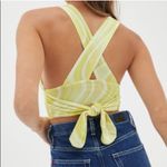 Urban Outfitters NWT  Yellow Halter Top boho hippie Size Large Photo 2