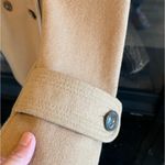 Anne Klein AK Wool Pea Coat Camel Winter Long Photo 3