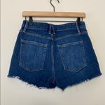 Good American Good Cutoff Denim Shorts Frayed Hem Blue 464 Size 4/27 Photo 3