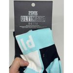 Victoria's Secret NEW  PINK Ultimate No Show Socks 2-Pack Blue Black White Photo 3