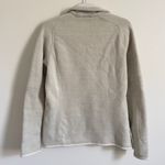 Patagonia  Better Sweater Size Large Cream 1/4 Zip Pullover Fleece Jacket Women’s Photo 4