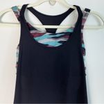 Lululemon All Sport Support Tank w/ Built In Bra Black Camo Multi Size 2 Purple Photo 3