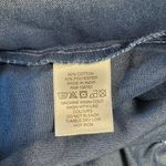 Indulge NWOT Wide Leg Blue Denim Neck Tie Side Cutout V-neck Jumpsuit Large Photo 5