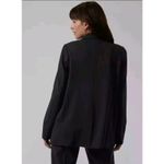 Athleta Eastbound Women's Blazer Black 6 Ponte Tencel Stretch Travel Work Photo 2