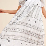 Free People Western Bohemian Jamie Embroidered Maxi Dress Size Large Ethereal Photo 0