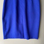 Adrianna Papell Adrianna Papell sz 4 cap sleeve textured royal blue sheath dress NWOT Photo 7