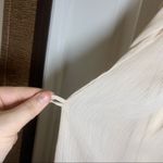 Double Zero  Tan/Cream Cold Shoulder Long Sleeve Dress M Photo 10