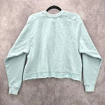 Grayson Threads  Crop Blue Eat Good Feel Good Graphic Sweatshirt Extra Small XS Photo 1