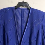 R & M Richards purply blue sparkly sheer jacket coverup top. Size 20WP. Shoulde… Photo 1