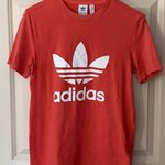 Adidas Orange Trefoil Tshirt Photo 0