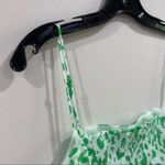 ZARA Green Abstract Animal Print Poplin Bodysuit Medium Trendy Chic Photo 9