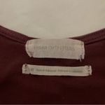 Urban Outfitters  Burgundy Peplum Babydoll Spaghetti Strap Tank S Crop Top Casual Photo 6