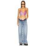 Lovers + Friends  x Bridget Womens Cleo Top in Emberglow Multi Medium New Crop Photo 7