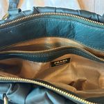 Prada Tessuto Gaufre Braided Handle Satchel Green Nylon Medium Crossbody Bag Photo 10