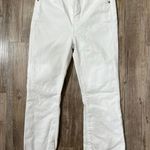 Abercrombie & Fitch White Cropped Jeans Photo 4
