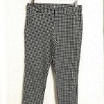 Old Navy Womens Pants Black White Gingham Plaid Pixie Skinny Size 10 Photo 0