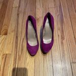 Sole Society LAYLA Suede Platform Colorful Colorblock Multicolor Bright retro pumps Women's Heels Size 7.5 Coquette Photo 1