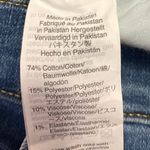 J.Crew Women's Blue High Waist Button Fly Strep Fray Skinny Denim Jeans Pants 32 Photo 4