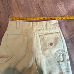 Dickies  Lime Green Women's High-Waisted Cargo Jean Shorts 28 Photo 3
