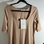 Marcella Matilda Midi Dress NWT Tan Size L Photo 7