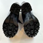 Schutz Zhara Black Leather Sherpa Lined Heeled Lace up Boots NEW Size 7 Photo 5