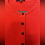 Jones Wear ⭐️ burnt orange short sleeve cardigan size small Photo 1