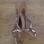 Coach Rue Strappy Leather Sandal Style Flats Size 8.5 Photo 2