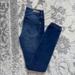 Garage Medium Blue Distressed Low-Rise Jeggings Photo 4
