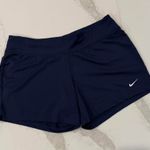 Nike Dri Fit Compression Activewear Shorts Women’s Size Large Navy Blue Running Photo 0