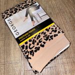 George Footless Animal Print Tights Brown Size 2 Photo 0