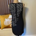 Calvin Klein black cut out dress with white lining. NWT. Photo 4