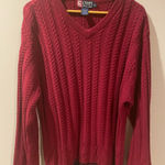 Ralph Lauren  Red V-Neck Sweater Photo 0