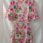 Show Me Your Mumu  Brie Robe Garden Of Blooms Pink Floral Rose Robe One S… Photo 4
