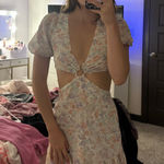 Selfie Leslie  Dress Open Back Ruffle Photo 0