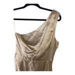 J.Crew #155- Champaign silk one shoulder cocktail dress Photo 5