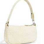 NEW by FAR Mini Rachel Cream Croco Embossed Leather Photo 8