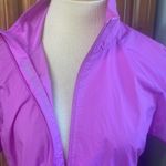 Zero Restriction Womens Small Purple Short Sleeve Golf Windbreaker Full Zip Prep Photo 1