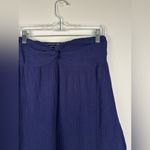 Bucketlist Wide Leg Tube Solid Twist Front Gauze Relaxed Jumpsuits Sz M Blue Size M Photo 3