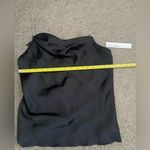 Nicole Miller NWT  Satin Cowl Drape Rhinestone Spaghetti Strap Tank Top Blouse Photo 7