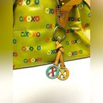 Vintage Y2K  Mini Handbag – Green Logo Print with XOXO Charms Photo 4