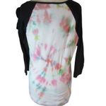 Handmade Retro Holiday Tie Dye Baseball Tee Bella Canvas Holidaycore Medium Photo 13