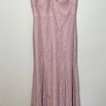 Jenny Yoo Lace Ruffle Maxi Bridesmaid Dress Photo 2