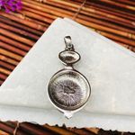 Lia Sophia  Drop Silver Tone Pendant Photo 2