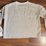 Neutral Aesthetic Oversized Striped Long Sleeve Shirt – XL Tan Photo 6