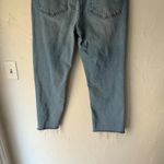 OAT New York Jeans Womens Size 10/30‎ Light Wash Denim Cropped Raw Hem Blue Photo 9