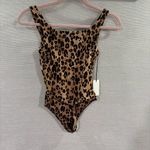 Babaton NWT LEOPARD PRINT BODYSUIT SIZE XS Photo 4