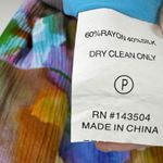 Marie Oliver Frida Dress Watercolor Small Mini Tiered Flowy Colorful Resort Photo 7