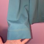 Lafayette 148 Two Way Zip Blazer Women Size 12 Designer Moto Jacket Quiet Luxury Blue Photo 3