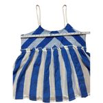 Lemlem bright blue and white striped tank sz Small Photo 4